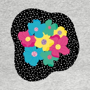 Spots and Flowers Blob T-Shirt